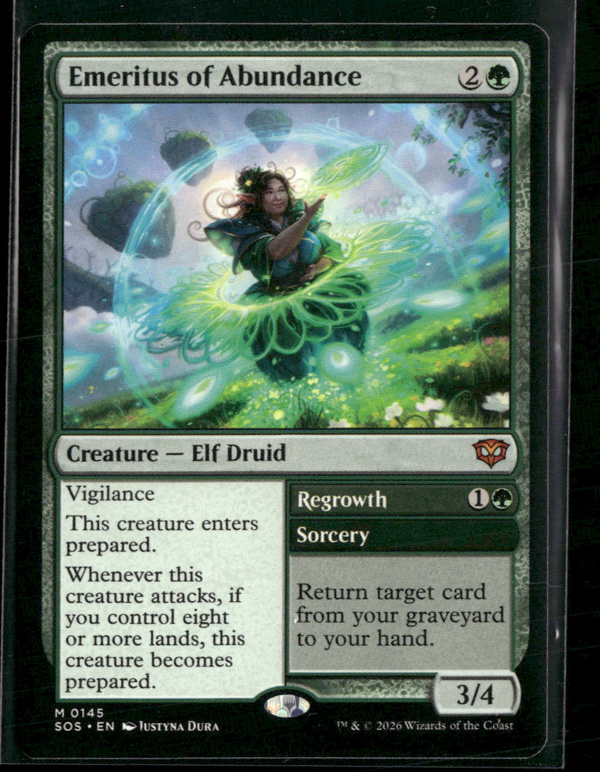 Secrets of Strixhaven Emeritus of Abundance #145