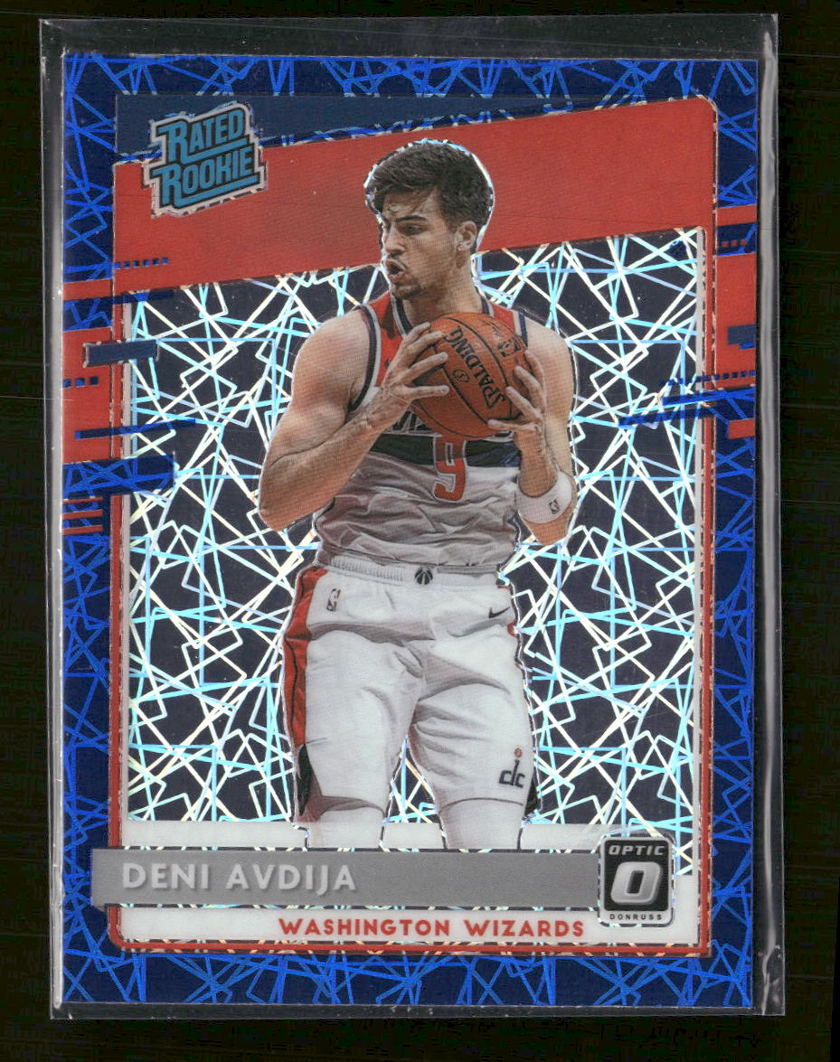 2020-21 Donruss Optic Blue Velocity Deni Avdija #159