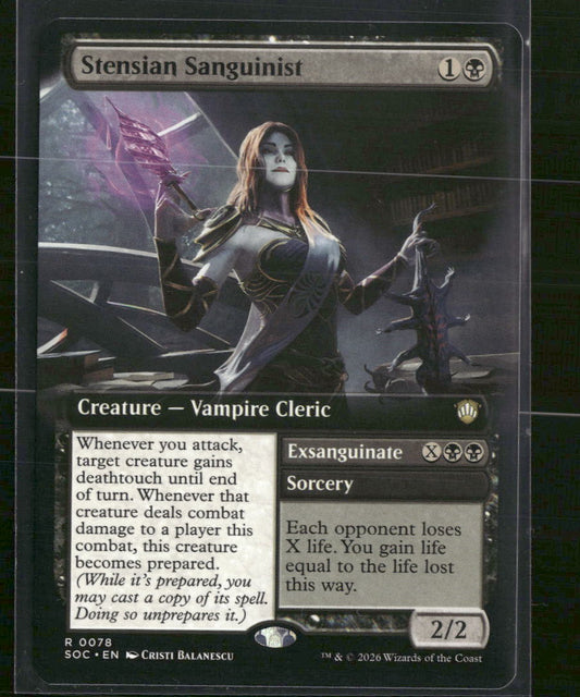 Commander: Secrets of Strixhaven Stensian Sanguinist (Extended Art) #78