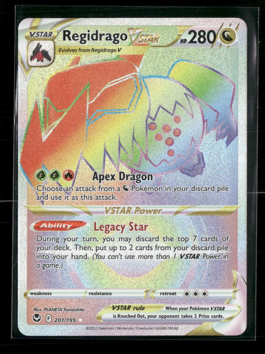 SWSH12: Silver Tempest Regidrago VSTAR (Secret) #201/195
