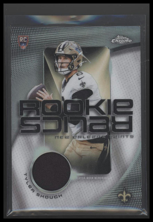 2025 Topps Chrome Rookie Relics Tyler Shough #RR-TS