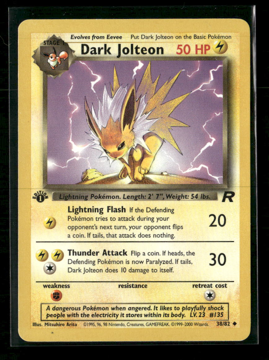Team Rocket Dark Jolteon #38/82