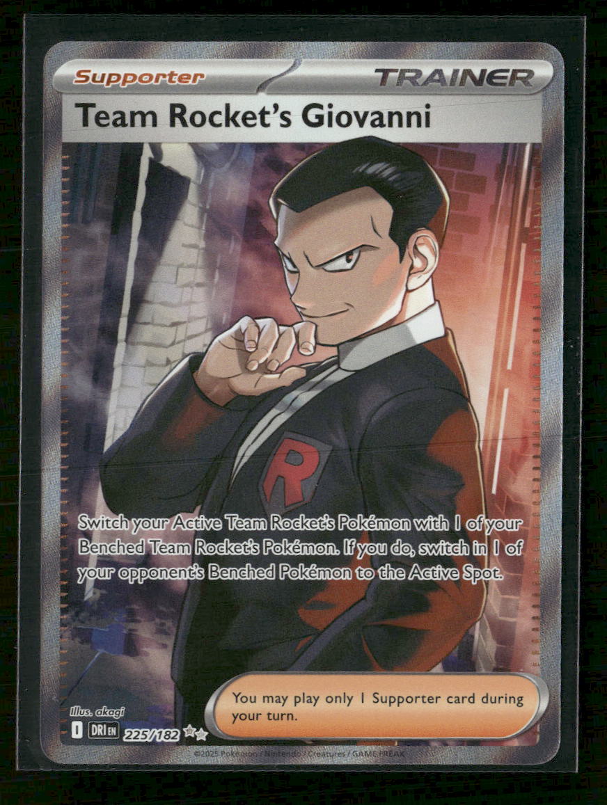 SV10: Destined Rivals Team Rocket's Giovanni #225/182