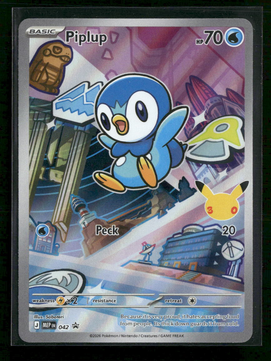 ME: Mega Evolution Promo Piplup #042