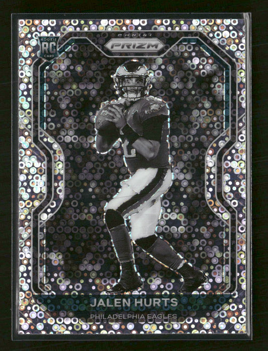 2020 Panini Prizm Prizm No Huddle Jalen Hurts Rookie #343