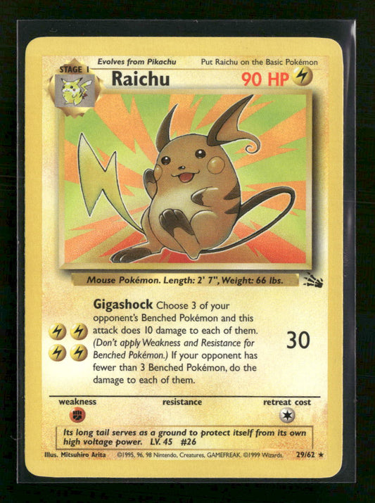 Fossil Raichu (29) Unlimited #29/62