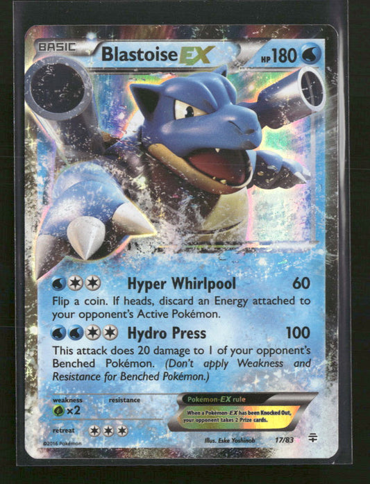 Generations Blastoise EX #17/83