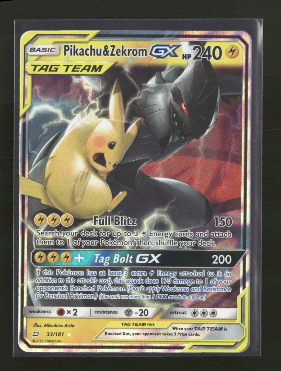 SM - Team Up Pikachu & Zekrom GX #33/181