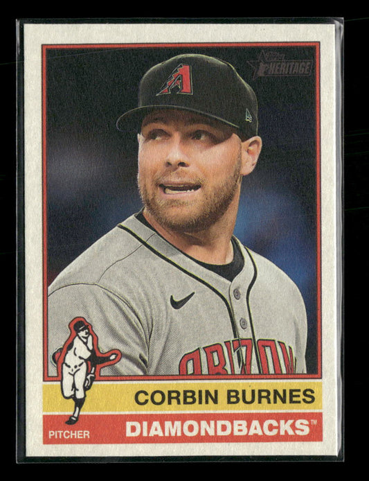 2025 Topps Heritage Corbin Burnes Short Print #705