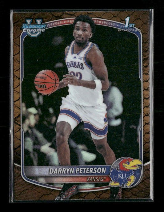 2025-26 Bowman Chrome Prospects Reptilian Refractor Darryn Peterson #BCP-2