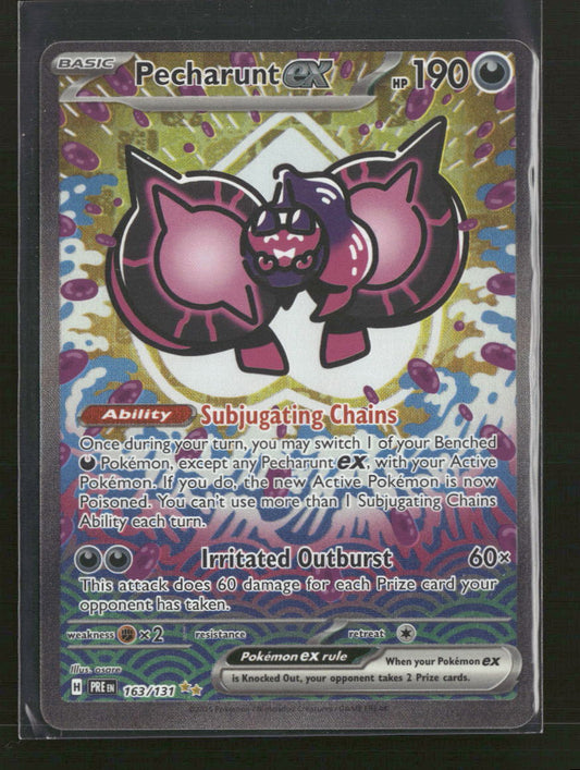 SV: Prismatic Evolutions Pecharunt ex #163/131