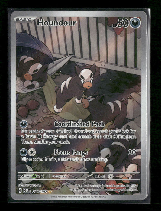 SV03: Obsidian Flames Houndour #204/197