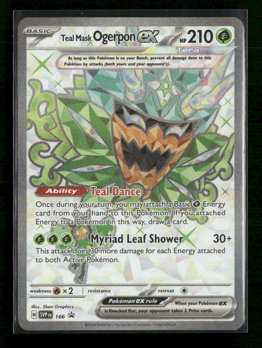 SV: Scarlet & Violet Promo Cards Teal Mask Ogerpon ex #166