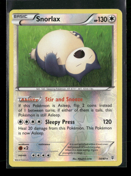 Generations Snorlax #58/83