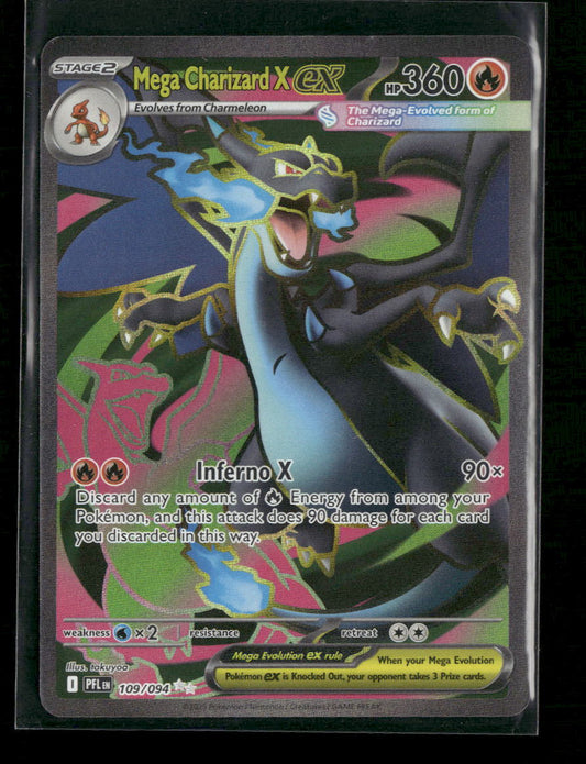 ME02: Phantasmal Flames Mega Charizard X ex #109/094