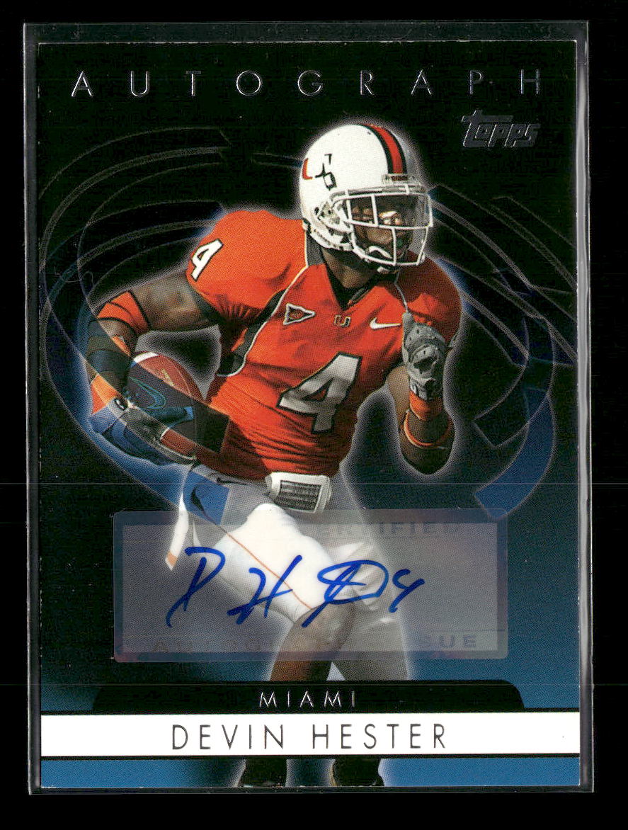 2006 Topps Autographs Devin Hester Auto #T-DH