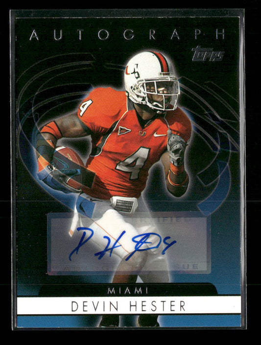 2006 Topps Autographs Devin Hester Auto #T-DH