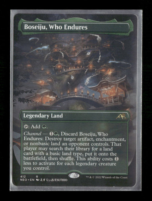 Kamigawa: Neon Dynasty Boseiju, Who Endures (Borderless) #412