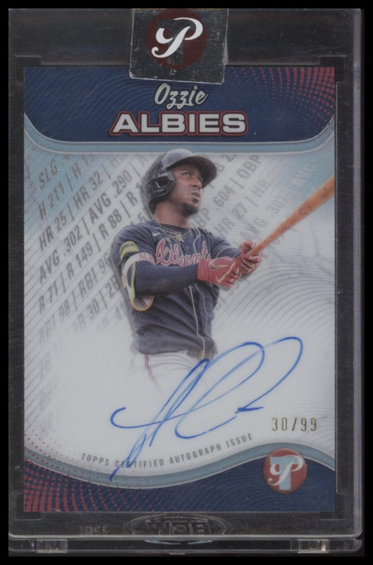 2024 Topps Pristine Pristine Production Auto Ozzie Albies #/99 #PPA-OA