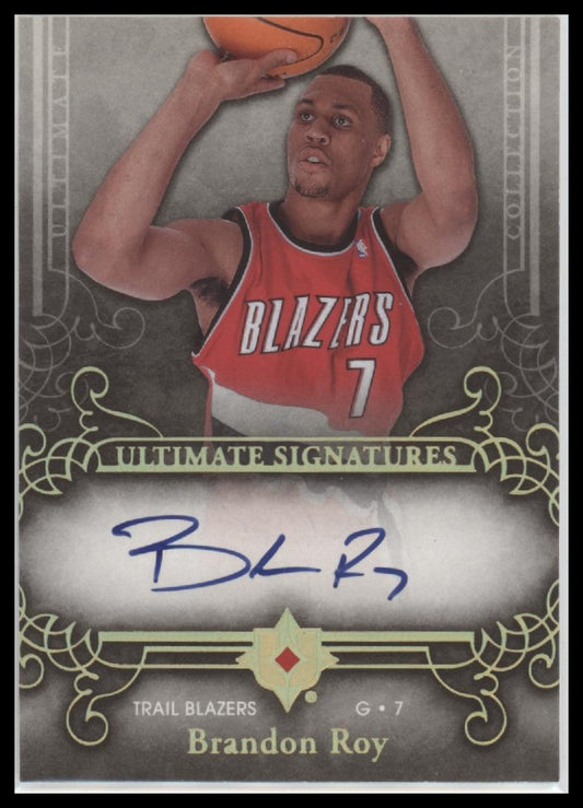2006-07 Upper Deck Ultimate Collection Signatures Brandon Roy Auto #US-BR