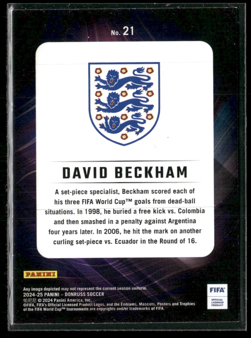 2024-25 Donruss Night Moves David Beckham #21