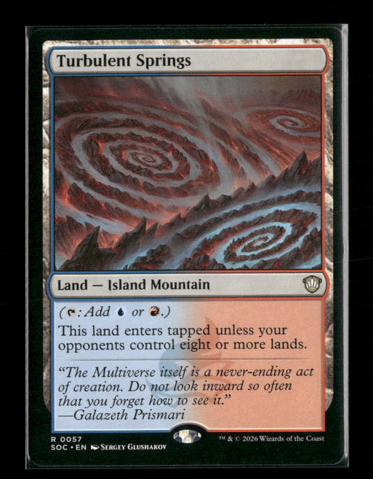 Commander: Secrets of Strixhaven Turbulent Springs #57