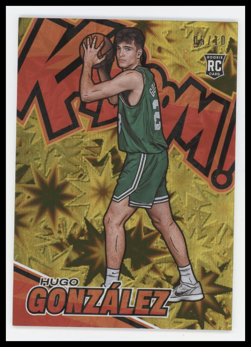 2025-26 Panini Signature Series Kaboom Gold Hugo Gonzalez 05/10 #17