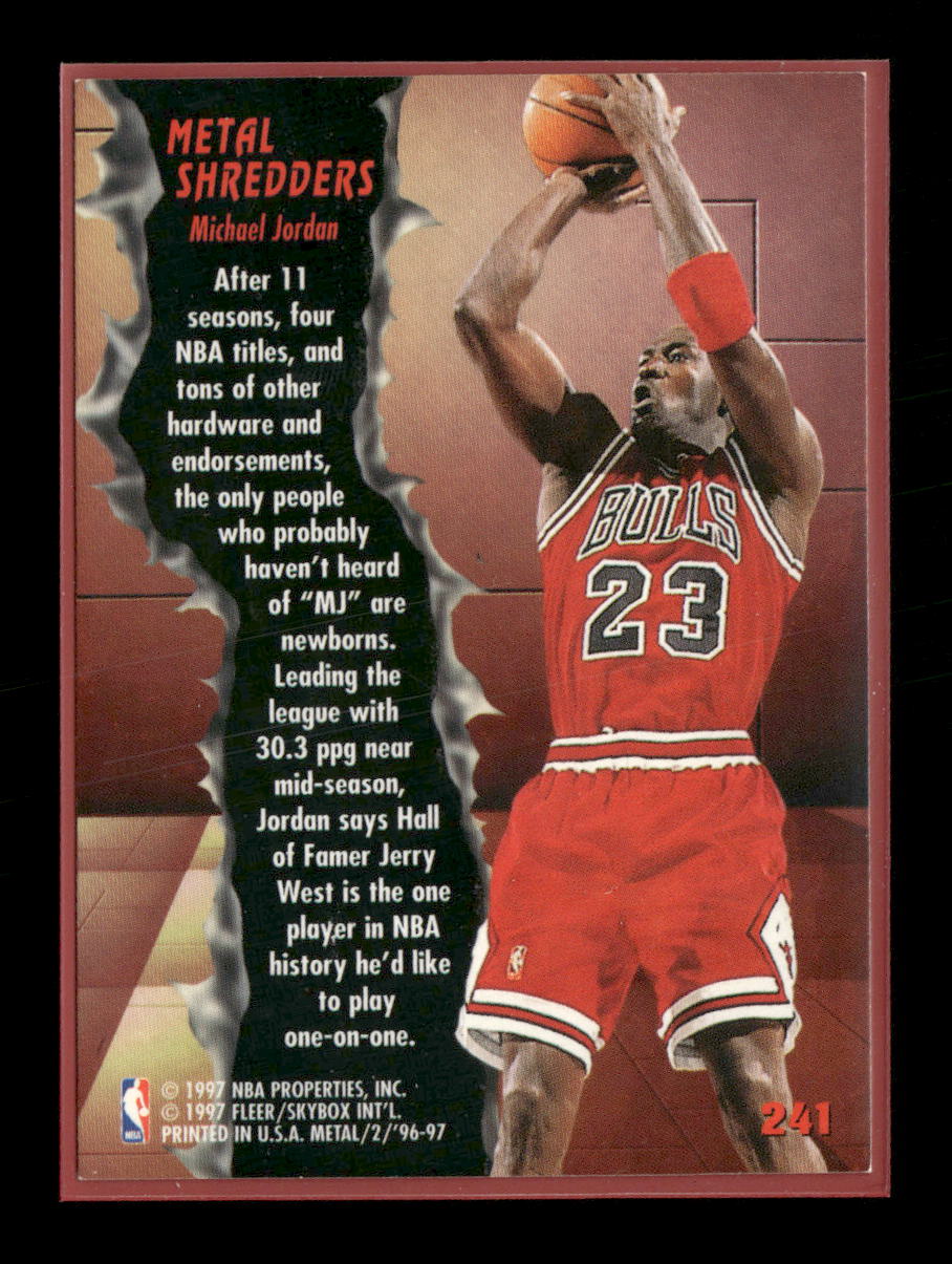 1996-97 Metal Michael Jordan #241