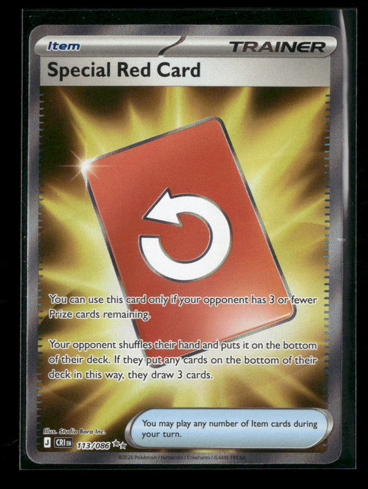 ME04: Chaos Rising Special Red Card #113/086