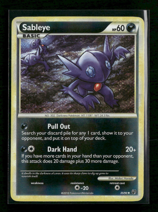 Undaunted Sableye Reverse Holo #35/90