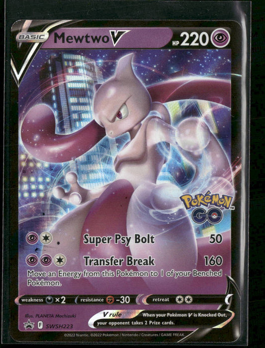 SWSH: Sword & Shield Promo Cards Mewtwo V #SWSH223