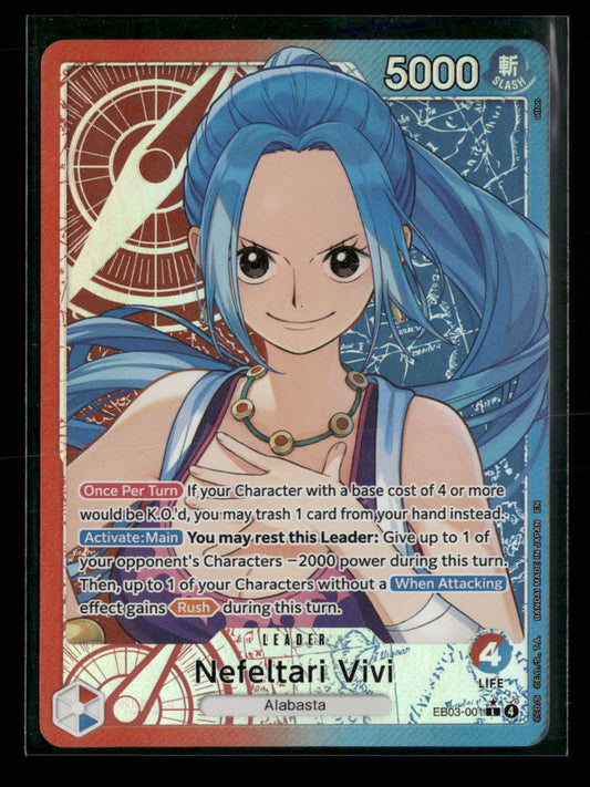 One Piece Heroines Edition Nefeltari Vivi (Alternate Art) #EB03-001