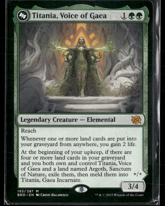 The Brothers' War Titania, Voice of Gaea #193