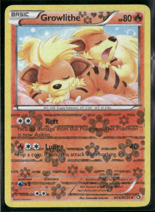 Legendary Treasures: Radiant Collection Growlithe #RC4/RC25
