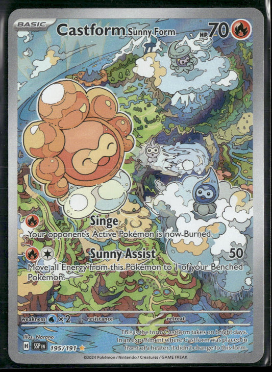 SV08: Surging Sparks Castform Sunny Form #195/191
