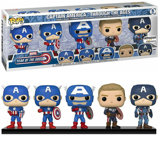 Captain America : Through the Ages 5-Pack - Amazon Exclusive