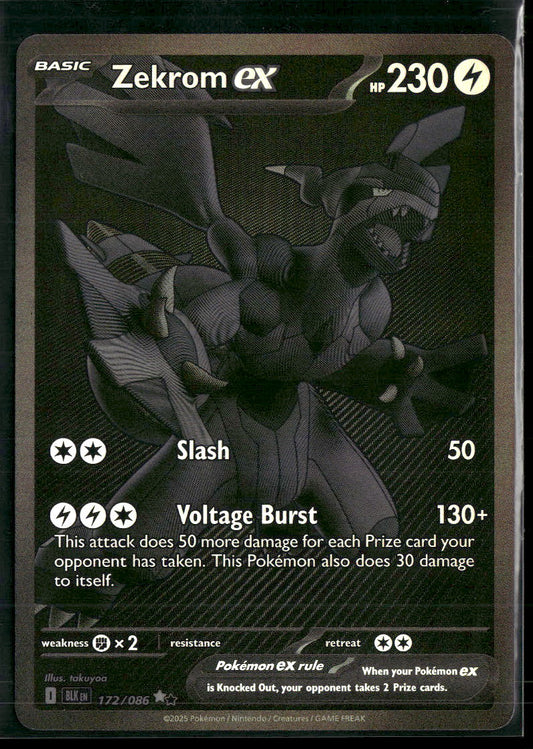 SV: Black Bolt Zekrom ex #172/086