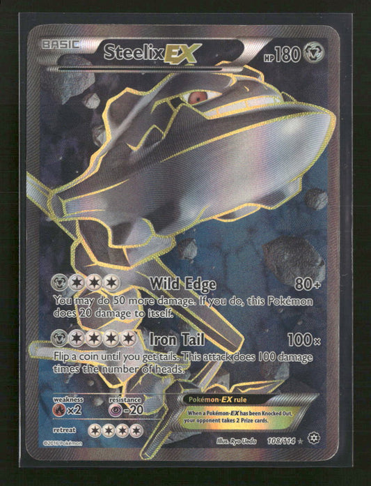 XY - Steam Siege Steelix EX (Full Art) #108/114