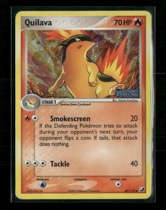 Unseen Forces Quilava Reverse Holo #45/115 *Damaged*