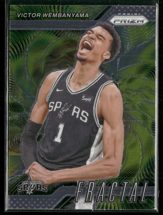 2024-25 Panini Prizm Fractal Victor Wembanyama #10
