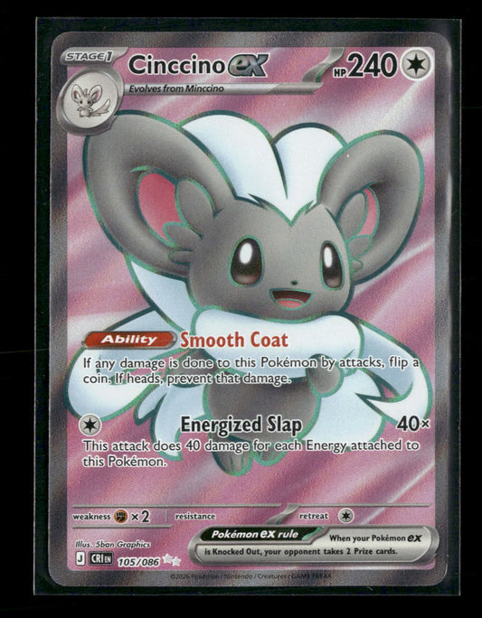 ME04: Chaos Rising Cinccino ex #105/086