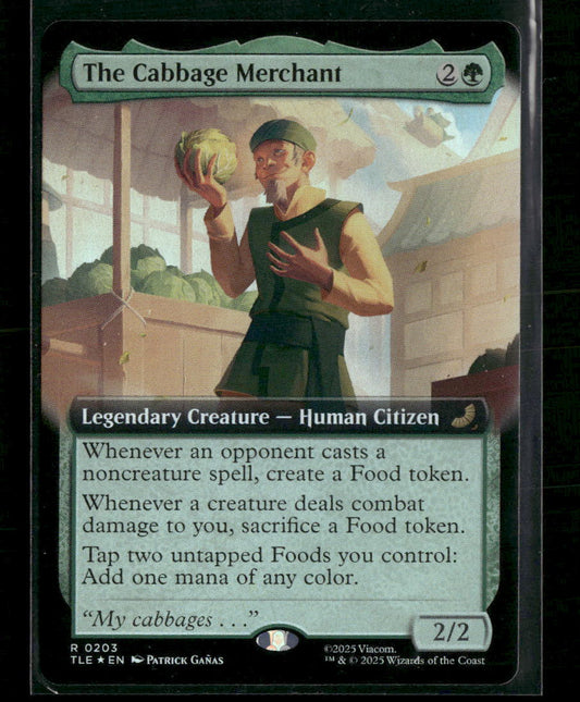 Avatar: The Last Airbender The Cabbage Merchant (Extended Art) Foil #203