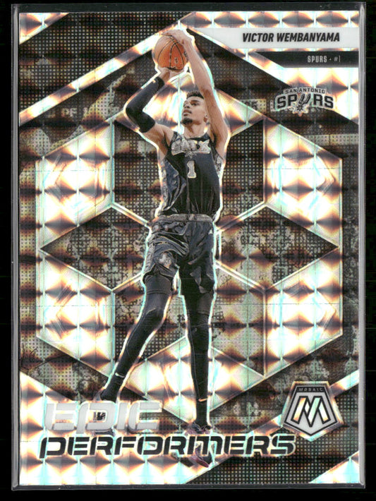 2024-25 Panini Mosaic Epic Performers Mosaic Victor Wembanyama #1