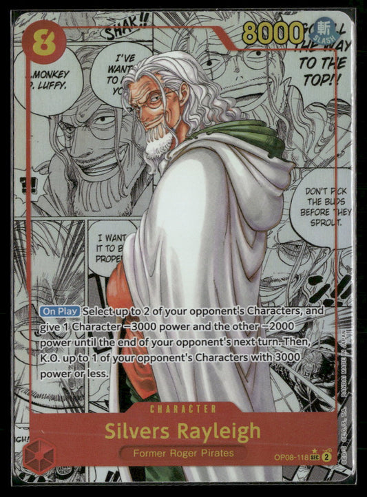 Two Legends Silvers Rayleigh (Parallel) (Manga) #OP08-118