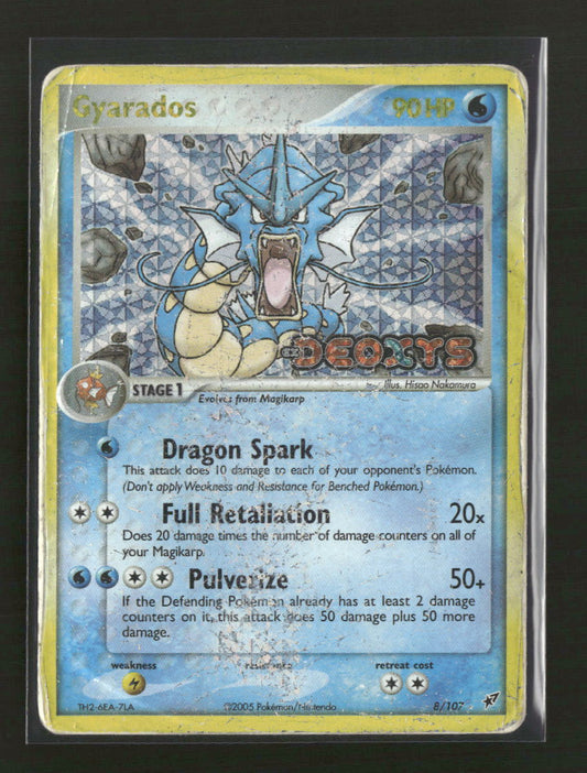 Deoxys Gyarados  Reverse Holo #8/107 *Damaged*