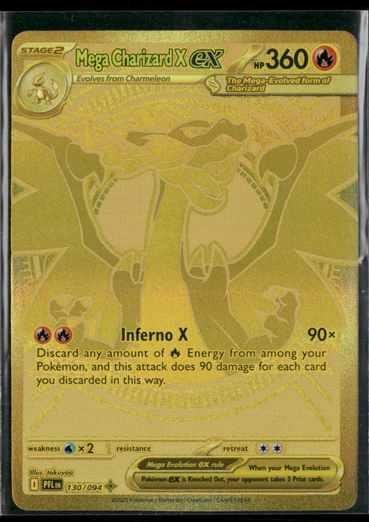 ME02: Phantasmal Flames Mega Charizard X ex #130/094