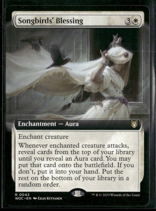 Commander: Wilds of Eldraine Songbirds' Blessing (Extended Art) #43