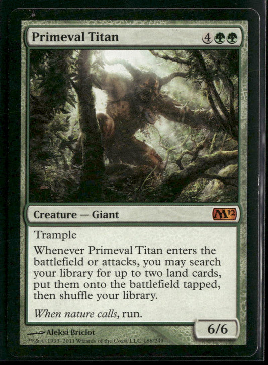 Magic 2012 (M12) Primeval Titan #188