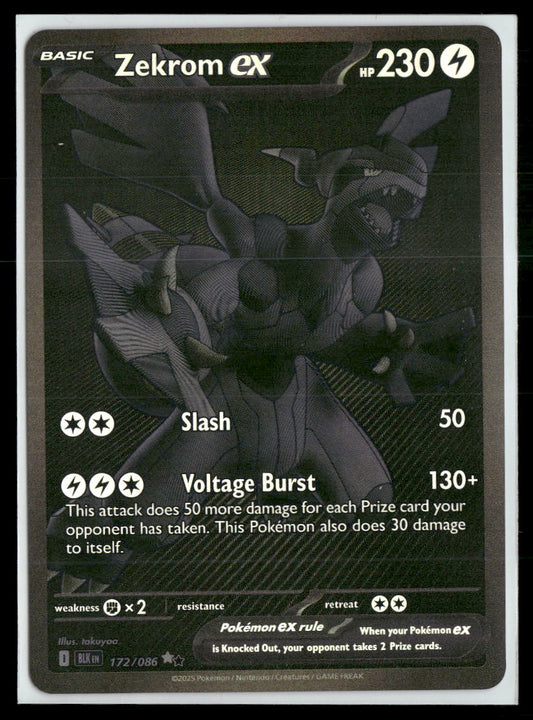 SV: Black Bolt Zekrom ex #172/086