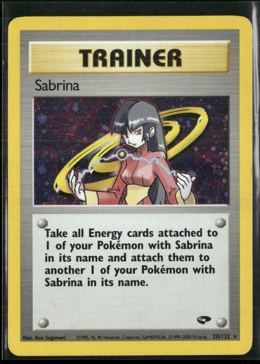 Gym Challenge Sabrina (20) #020/132 Damaged